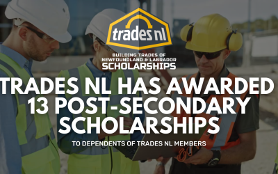 $13,000 in Trades NL Scholarships Awarded to Post-Secondary Students